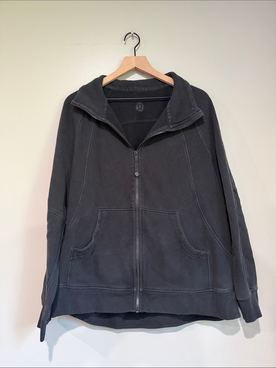 lululemon athletica Tops - Lululemon Black Full-Zip Scuba XL/XXL